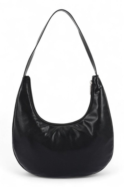 Trendy Y2K Shoulder Bag with Metal Studs – Stylish Black Handbag for Women